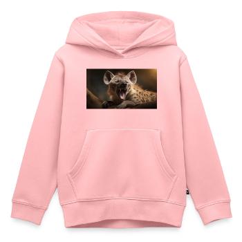 Niedliche Tiere chillen – Harpyie - Kinder Premium Organic Hoodie - Rosa - Vorne - AI Model Kid Female (0cm)