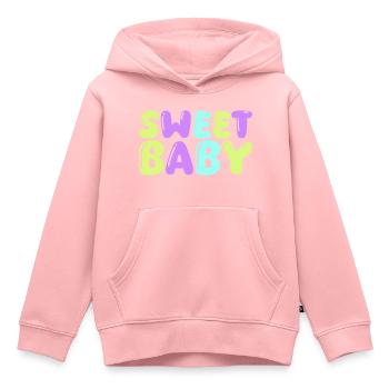 sweet baby - Kinder Premium Organic Hoodie - Rosa - Vorne - AI Model Kid Female (0cm)