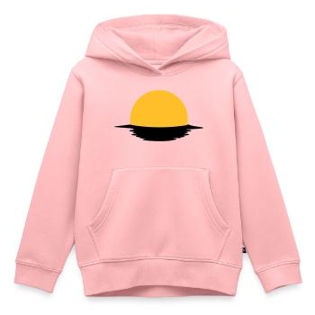 Sonne - Kinder Premium Organic Hoodie - Rosa - Vorne - AI Model Kid Female (0cm)