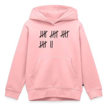 tage_zaehlen_22 - Kinder Premium Organic Hoodie - Rosa - Vorne - AI Model Kid Female (0cm)
