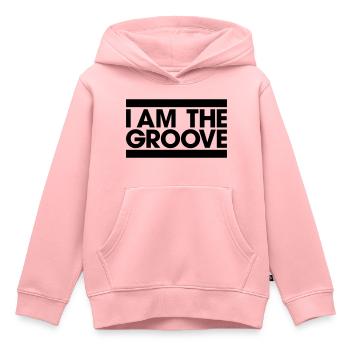 I am the Groove - Kids Premium Organic Hoodie - rose - Front - AI Model Kid Female (0cm)
