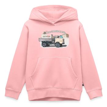 ifa w50 lkw ddr ossi - Kinder Premium Organic Hoodie - Rosa - Vorne - AI Model Kid Female (0cm)