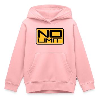 No Limit Shield - Sweat Premium à capuche enfant bio - rose - Devant - AI Model Kid Female (0cm)