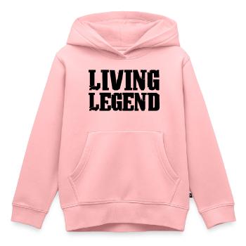 Living Legend - Kids Premium Organic Hoodie - rose - Front - AI Model Kid Female (0cm)