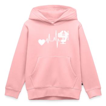 Schreiner Tischler Hobel Handwerker Schreinerei - Kinder Premium Organic Hoodie - Rosa - Vorne - AI Model Kid Female (0cm)