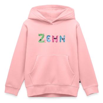Kinder 10 Jahre monster 10. Geburtstag - Kinder Premium Organic Hoodie - Rosa - Vorne - AI Model Kid Female (0cm)