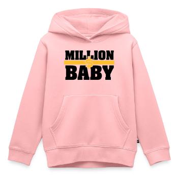 Milliondollarbaby - Sweat Premium à capuche enfant bio - rose - Devant - AI Model Kid Female (0cm)