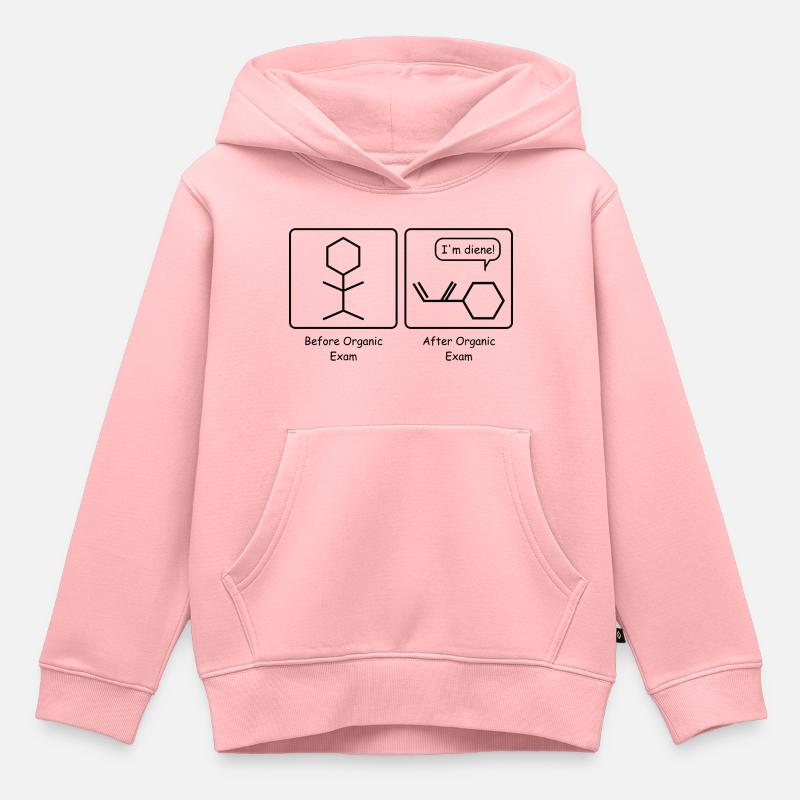 Chimie - Sweat Premium à capuche enfant bio - rose