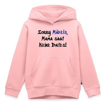 Sorry Mädels keine Dates - Kinder Premium Organic Hoodie - Rosa - Vorne - AI Model Kid Female (0cm)