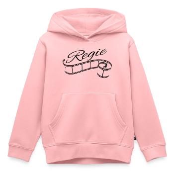 Director - Kids Premium Organic Hoodie - rose - Front - AI Model Kid Female (0cm)