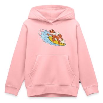 KOT UND GOUPI - Kinder Premium Organic Hoodie - Rosa - Vorne - AI Model Kid Female (0cm)