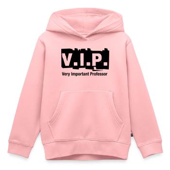 V.I.P. Sehr wichtiger Professor - Kinder Premium Organic Hoodie - Rosa - Vorne - AI Model Kid Female (0cm)