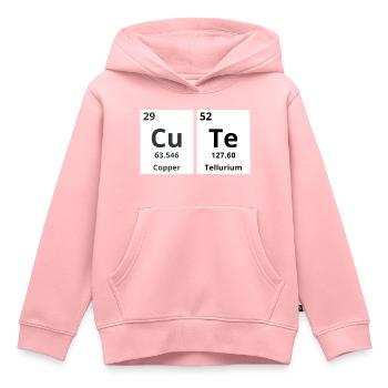 Mignon - Sweat Premium à capuche enfant bio - rose - Devant - AI Model Kid Female (0cm)