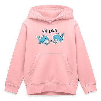 Wal-Kampf hat nichts mit Politik zu tun - Kinder Premium Organic Hoodie - Rosa - Vorne - AI Model Kid Female (0cm)