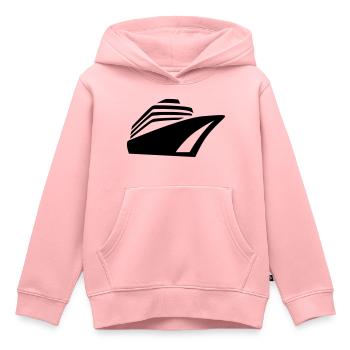 Schiff - Kinder Premium Organic Hoodie - Rosa - Vorne - AI Model Kid Female (0cm)