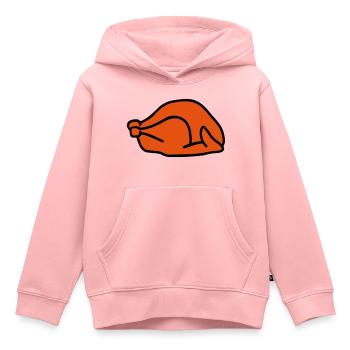 Turkey - Kids Premium Organic Hoodie - rose - Front - AI Model Kid Female (0cm)