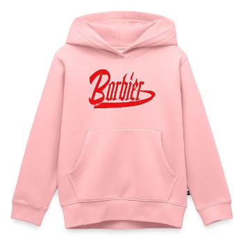 barbier haar bart barber rasieren männer barber - Kinder Premium Organic Hoodie - Rosa - Vorne - AI Model Kid Female (0cm)