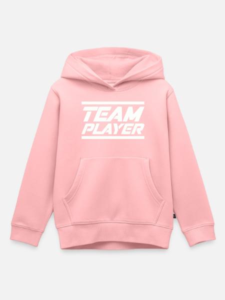 team player - Kinder Premium Organic Hoodie - Rosa