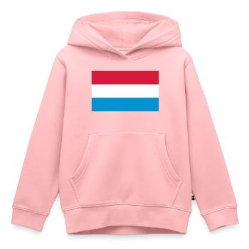 Nationalflagge von Holland - Kinder Premium Organic Hoodie - Rosa - Vorne - AI Model Kid Female (0cm)