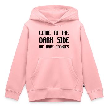 Come To The Dark Side We Have Cookies - Kids Premium Organic Hoodie - rose - Front - AI Model Kid Female (0cm)