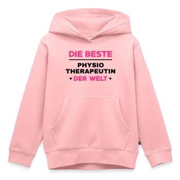 Krankengymnast / Krankengymnastin / Physio / - Kinder Premium Organic Hoodie - Rosa - Vorne - AI Model Kid Female (0cm)