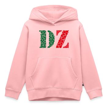 DZ - Kids Premium Organic Hoodie - rose - Front - AI Model Kid Female (0cm)