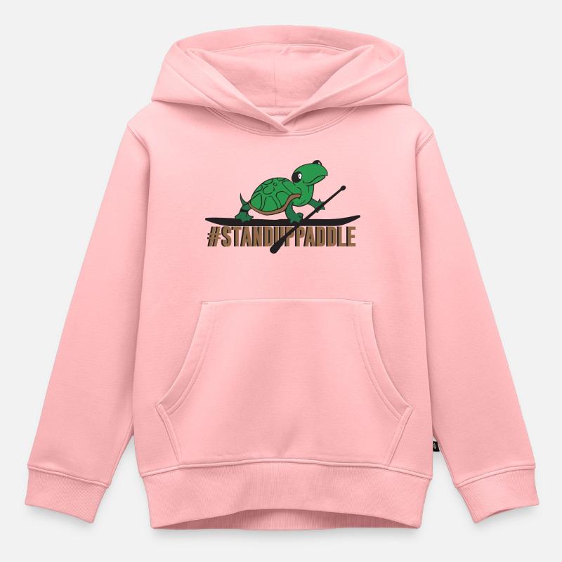 SOUPER - Sweat Premium à capuche enfant bio - rose
