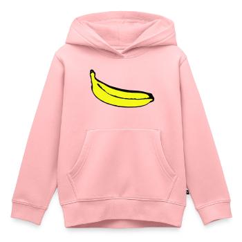 Banane - Kinder Premium Organic Hoodie - Rosa - Vorne - AI Model Kid Female (0cm)