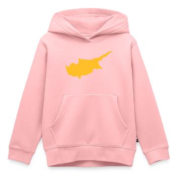Zypern - Kinder Premium Organic Hoodie - Rosa - Vorne - AI Model Kid Female (0cm)