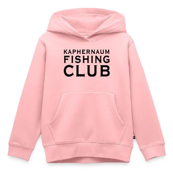 fishing solo - Kinder Premium Organic Hoodie - Rosa - Vorne - AI Model Kid Female (0cm)