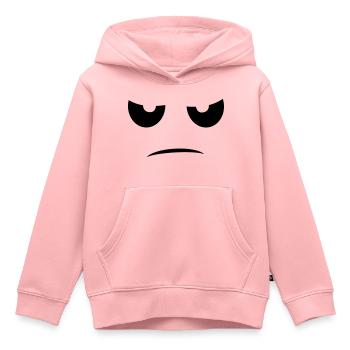 Mauvais œil ne touche pas joueur drôle - Sweat Premium à capuche enfant bio - rose - Devant - AI Model Kid Female (0cm)