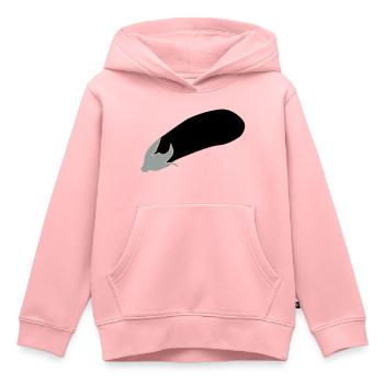 Aubergine - Kinder Premium Organic Hoodie - Rosa - Vorne - AI Model Kid Female (0cm)