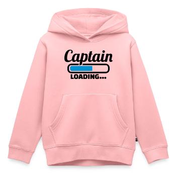 Kapitän - Kinder Premium Organic Hoodie - Rosa - Vorne - AI Model Kid Female (0cm)