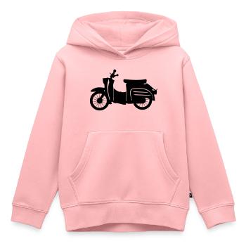 Fahrzeug - Schwalbe - Kinder Premium Organic Hoodie - Rosa - Vorne - AI Model Kid Female (0cm)