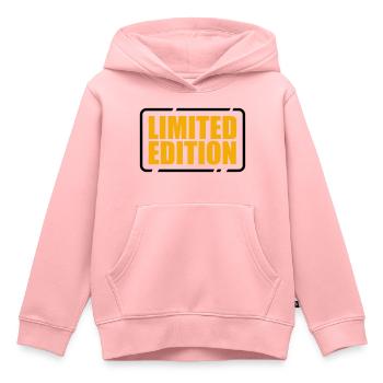 Limited Edition besonders einzigartig Unikat Juwel - Kinder Premium Organic Hoodie - Rosa - Vorne - AI Model Kid Female (0cm)