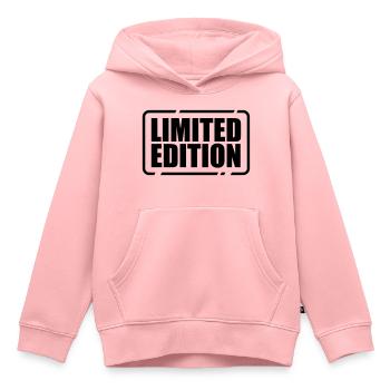 Limited Edition besonders einzigartig Unikat Juwel - Kinder Premium Organic Hoodie - Rosa - Vorne - AI Model Kid Female (0cm)