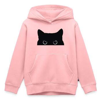 Kätzchen - Kinder Premium Organic Hoodie - Rosa - Vorne - AI Model Kid Female (0cm)