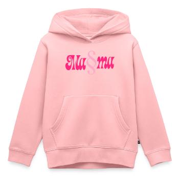 Lois sur les mères de loi - Sweat Premium à capuche enfant bio - rose - Devant - AI Model Kid Female (0cm)
