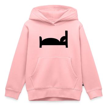 Bett - Kinder Premium Organic Hoodie - Rosa - Vorne - AI Model Kid Female (0cm)