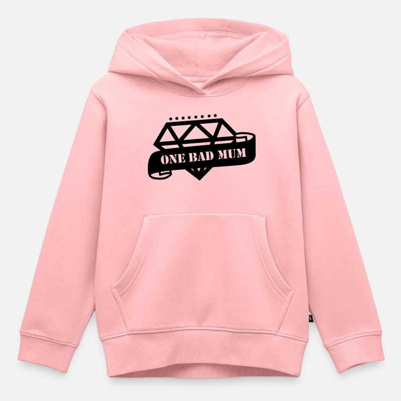 muttertag - Kinder Premium Organic Hoodie - Rosa