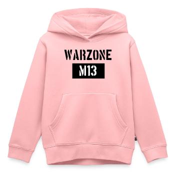 Warzone M13 - Gamer TShirt Merch Fan Articles Gamer - Kids Premium Organic Hoodie - rose - Front - AI Model Kid Female (0cm)