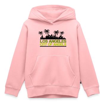 los angeles skyline - Kinder Premium Organic Hoodie - Rosa - Vorne - AI Model Kid Female (0cm)