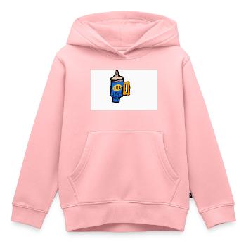Hier sind wohl die feinsten Produkte - Kinder Premium Organic Hoodie - Rosa - Vorne - AI Model Kid Female (0cm)