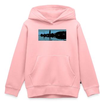 Berlingen am See - Kinder Premium Organic Hoodie - Rosa - Vorne - AI Model Kid Female (0cm)