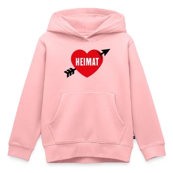 Heimatliebe (Heimat, Heimatland, Heimatstadt / 3C) - Kinder Premium Organic Hoodie - Rosa - Vorne - AI Model Kid Female (0cm)