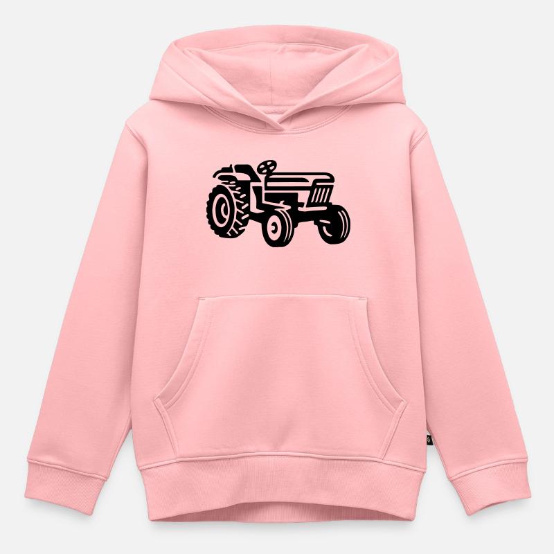 Traktor3 - Sweat Premium à capuche enfant bio - rose
