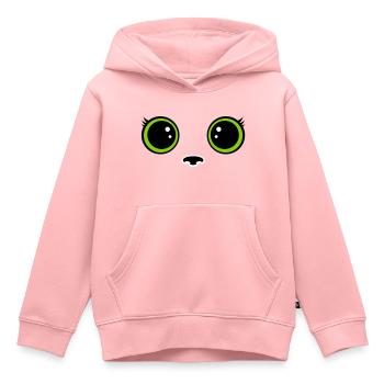 Kitten - Kids Premium Organic Hoodie - rose - Front - AI Model Kid Female (0cm)