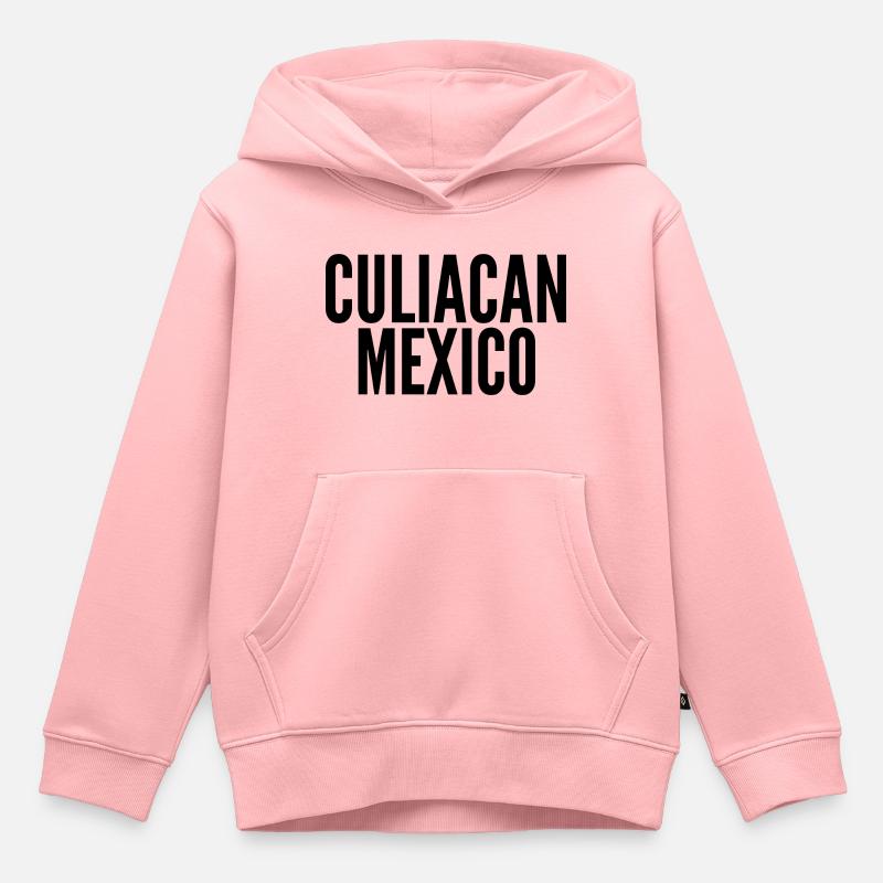 Culiacan Mexico - Sweat Premium à capuche enfant bio - rose