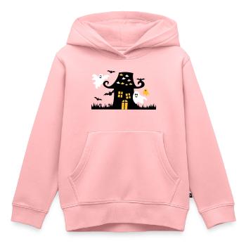 Halloween - Kinder Premium Organic Hoodie - Rosa - Vorne - AI Model Kid Female (0cm)