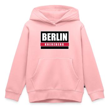 Berlin Kreuzberg capital Berlin T-shirts - Sweat Premium à capuche enfant bio - rose - Devant - AI Model Kid Female (0cm)